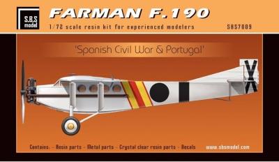 Farman F.190 'Spanish Civil War & Portugal' készlet